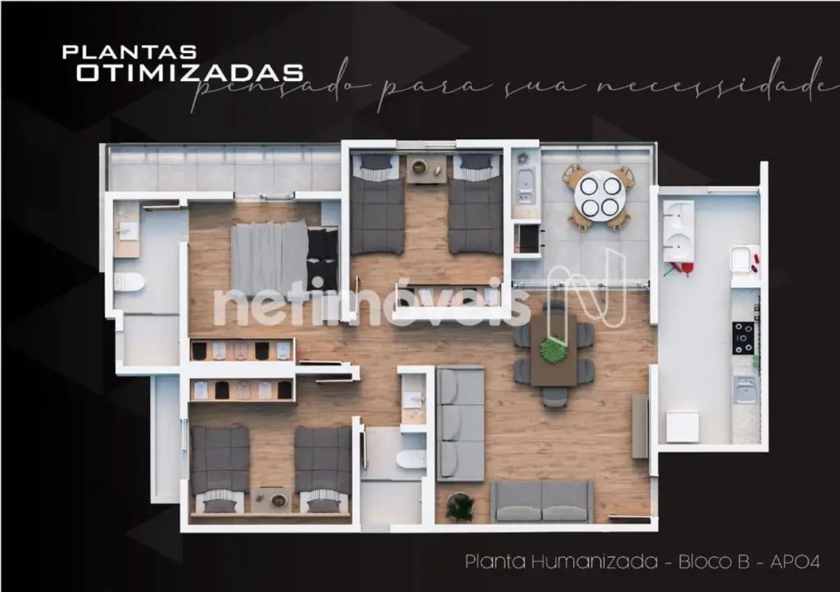 Apartamento para Venda com 2 quartos no bairro Funcionários