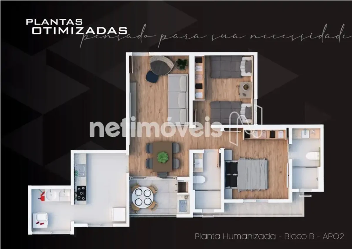 Apartamento para Venda com 2 quartos no bairro Funcionários