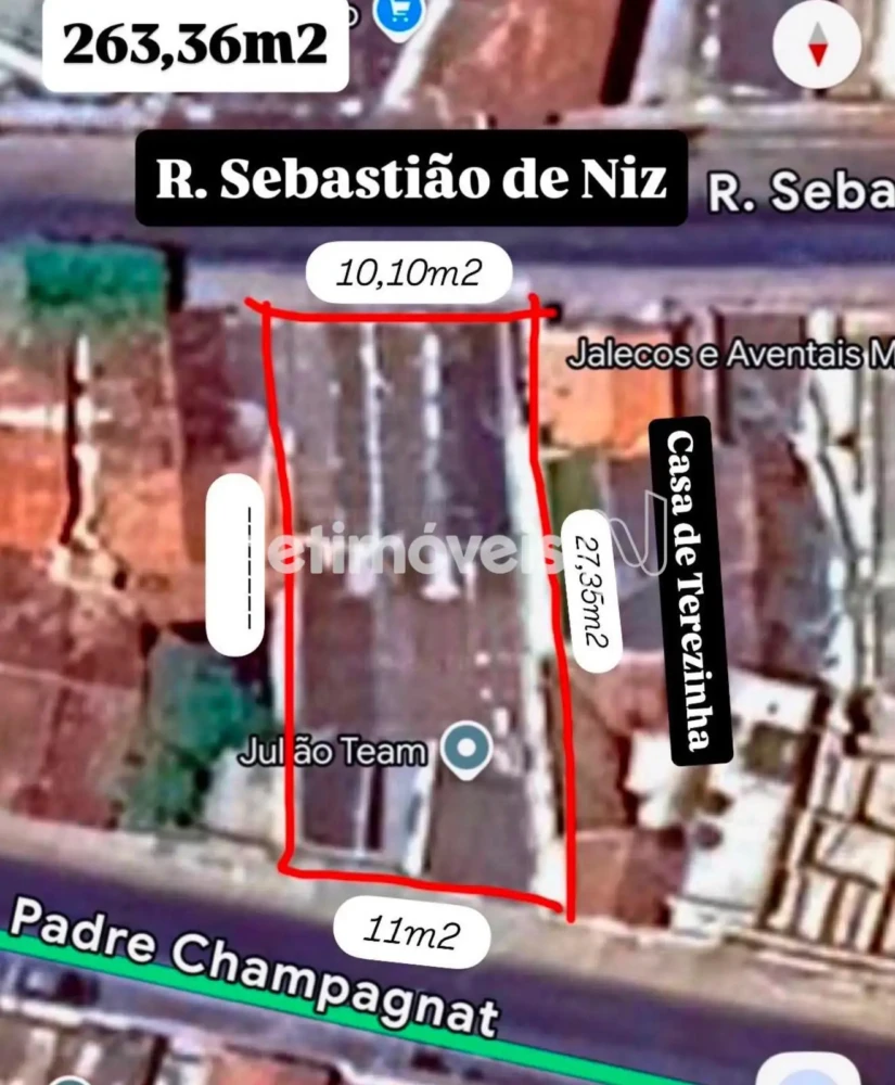 Ponto Comercial para Venda de área principal de 263.36 m² no bairro Roxo Verde