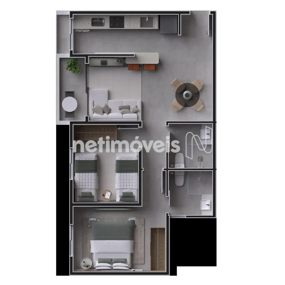 Apartamento para Venda com 2 quartos no bairro Major Prates