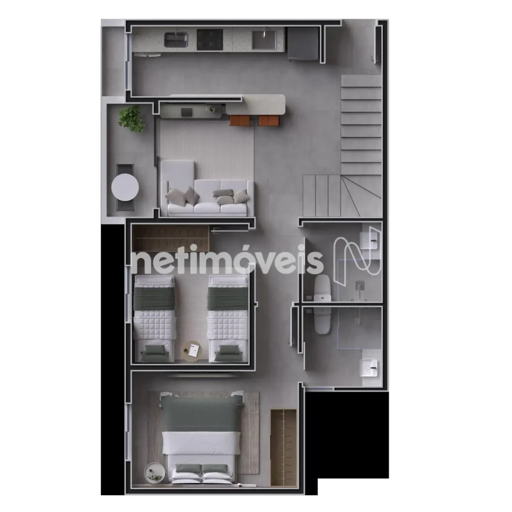 Apartamento para Venda com 2 quartos no bairro Major Prates