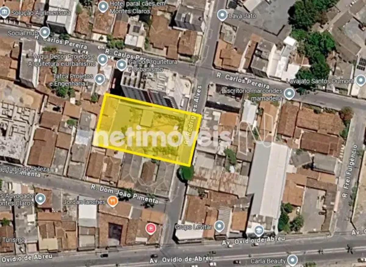Lote para Venda com área de 1017 m² no bairro Centro